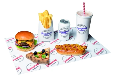  10  500 X 335mm White Printed Greaseproof Paper - 01 - 01