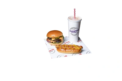  7   250 X 250mm White Printed Greaseproof