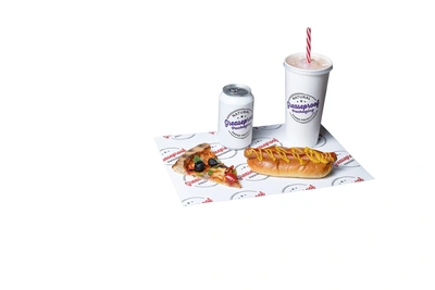  9  350 X 250mm White Printed Greaseproof