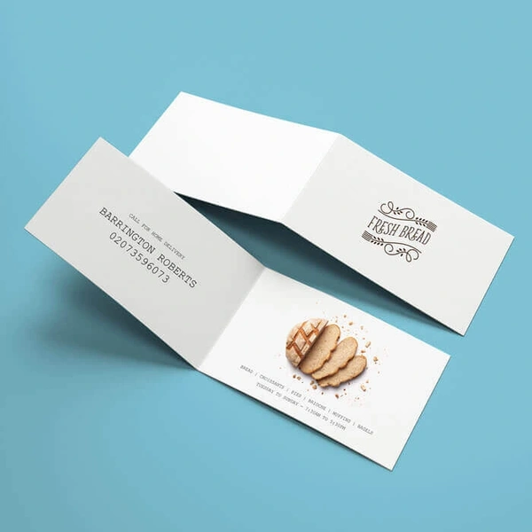 Folded Business Card 400Gsm