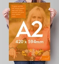  Sustrans - Orange - Poster - A2