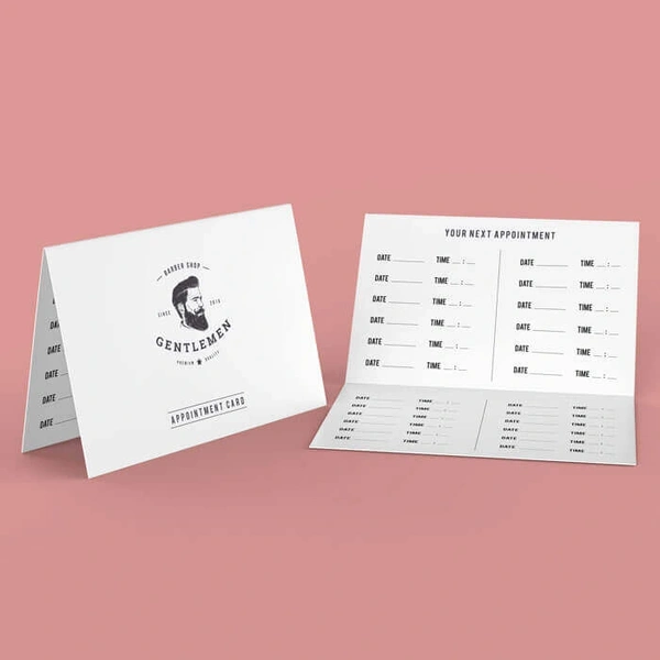 Folded Business Card