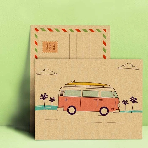 Kraft Postcard Printing